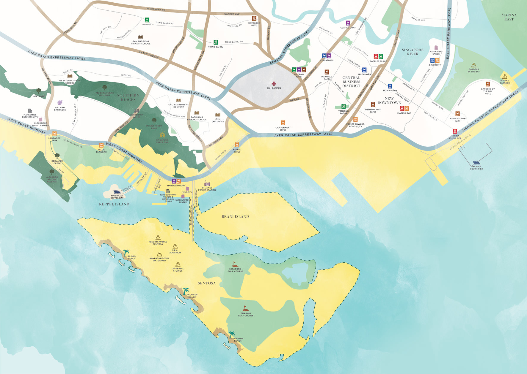 Location Map (The Reef At Kings Dock)
